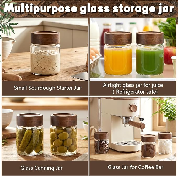5oz Glass Spice Mason Jars - Image 4
