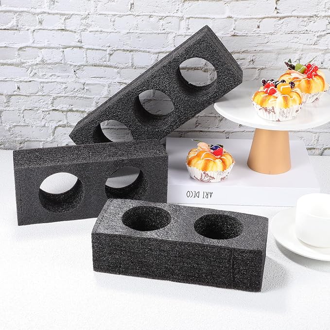GANAZONO 4 Pcs Foam Beverage Carriers Cup Holder Trays Drink Holders Portable - Image 5