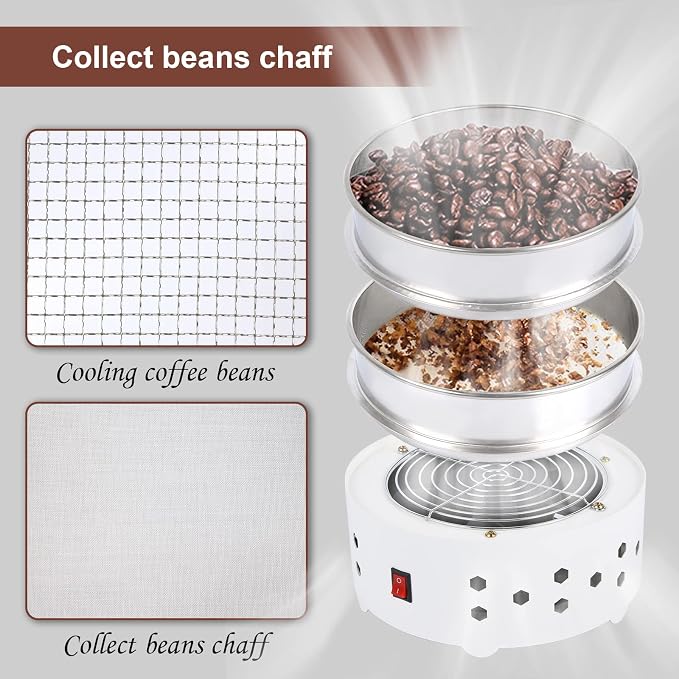 iCosoni Coffee Bean cooler Electric Coffee Roasting Cooling Machine High - Image 6