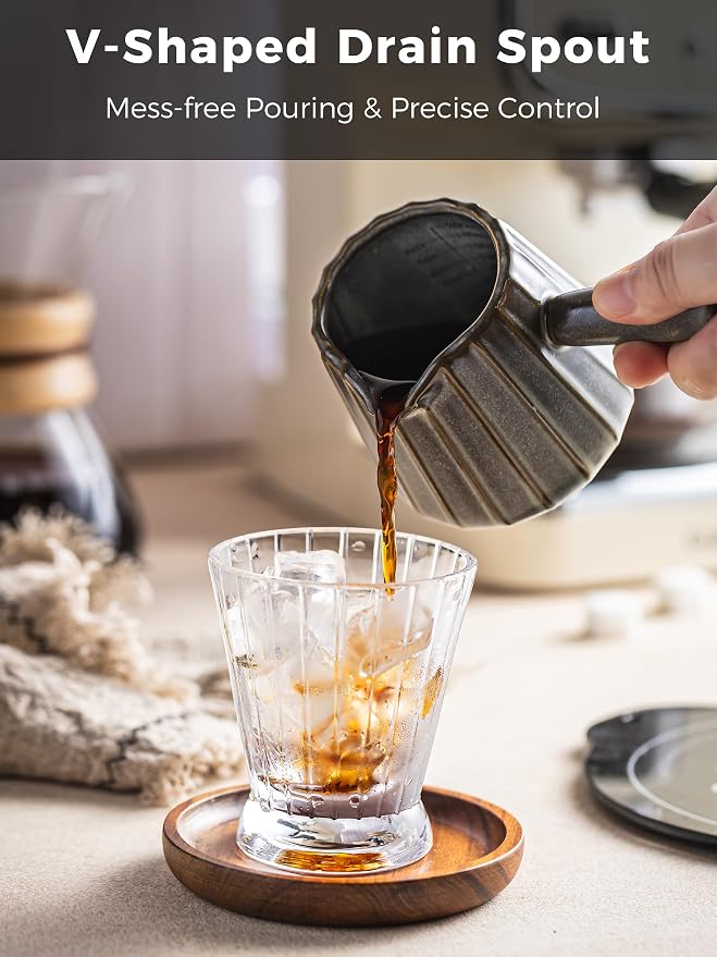 Espresso Cups Ceramic, 200ML Espresso Measuring Cup - Image 6