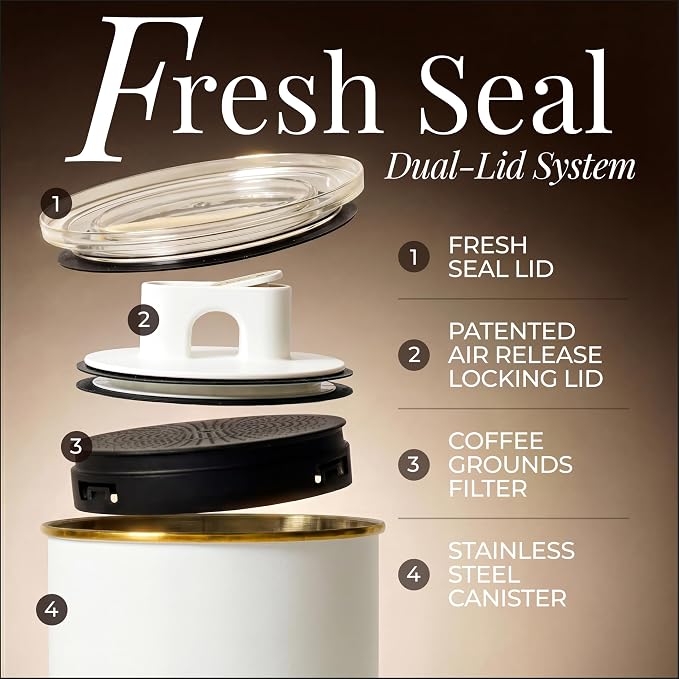 STYLED SETTINGS Vacuum Coffee Canister - Image 4