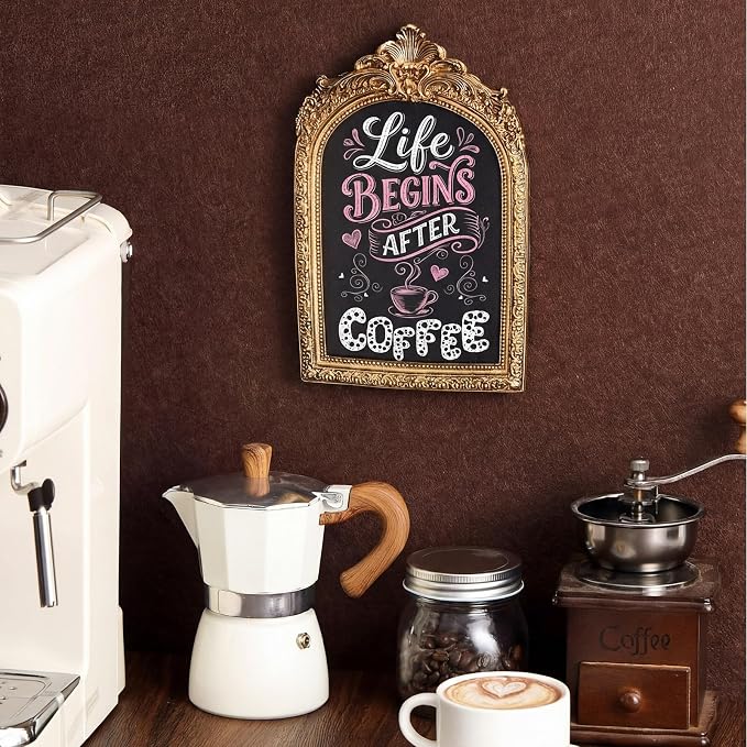 Framed Tabletop Chalkboard Sign, Rustic Frame, Hanging Chalkboard, Menu Board - Image 7