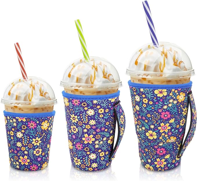 Iced Coffee Sleeve Insulator Sleeves by AJLTPA