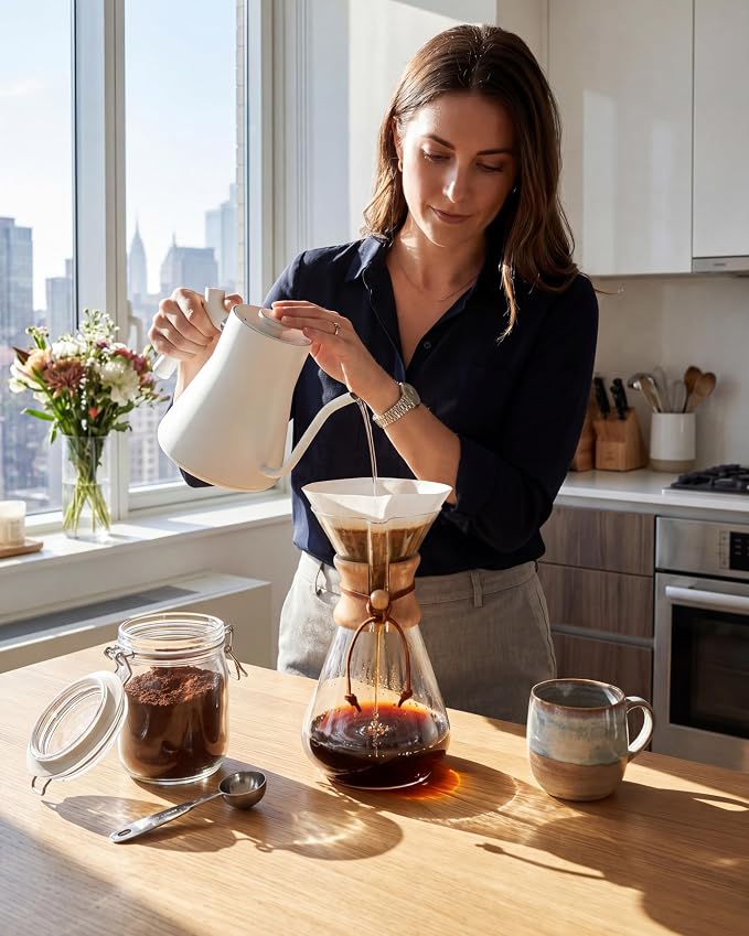 AGOGO Pour Over Coffee Maker Glass - Image 2