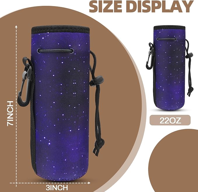 Water Bottle Carrier with Strap - Image 2