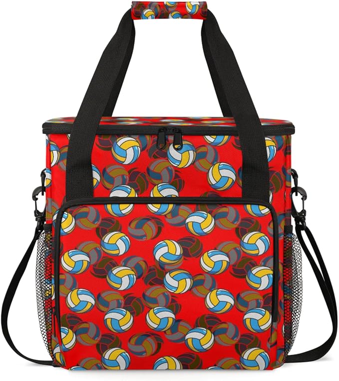 Volleyball Coffee Maker Travel Bag, Volleyball Large Carrying Storage Case by Home