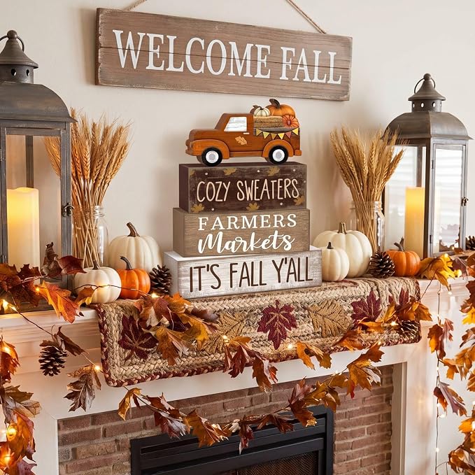 Lineshading 4 Pcs Fall Table Decoration - Image 7