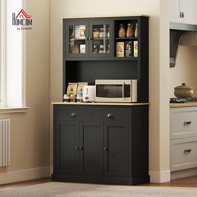 HOMCOM Kitchen Pantry Storage Cabinet - Image 3