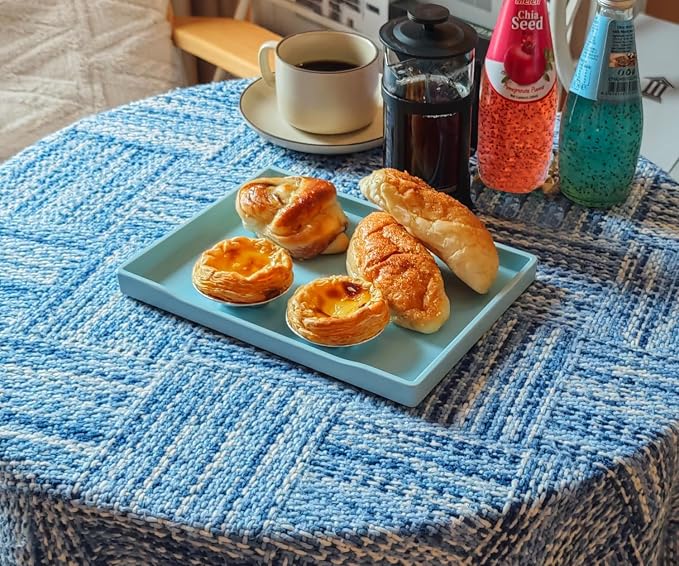 Blue Small Serving Tray, Countertop Organizer | - Image 7