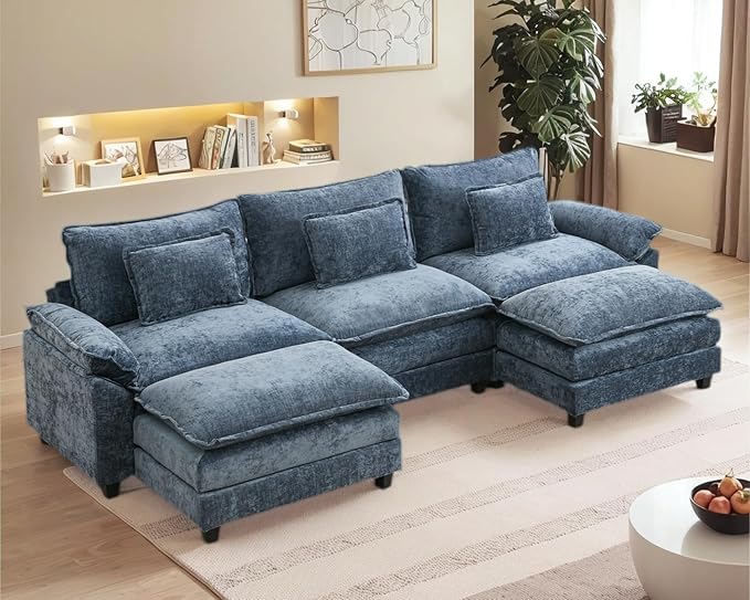 Modular Sectional Sofa, Cloud Couch by OQQOEE