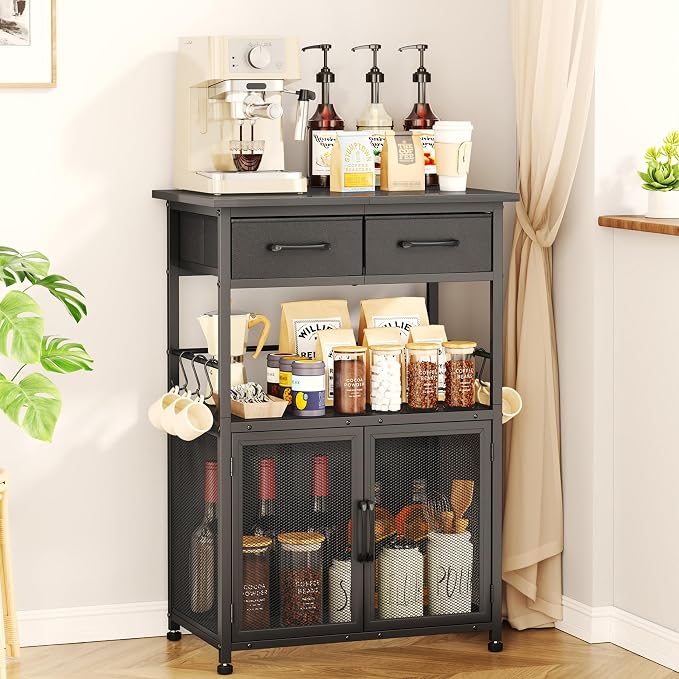 SWTYMIKI Coffee Bar Cabinet by SwtyMiki-TidyHomeSweetLife