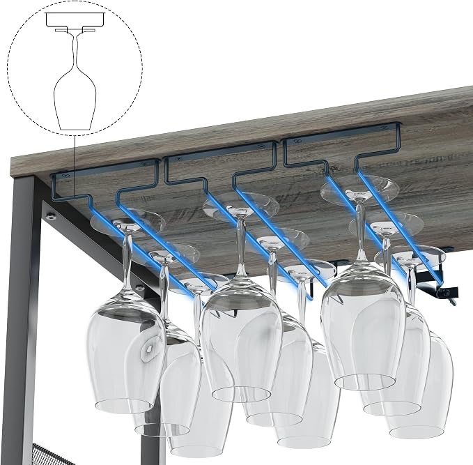 IDEALHOUSE Wine Bar Rack Cabinet - Image 9