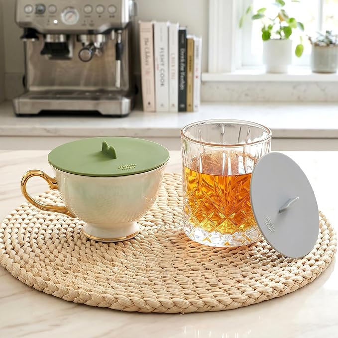 2 Pack Silicone Cup Cover Cup Lids - Image 4