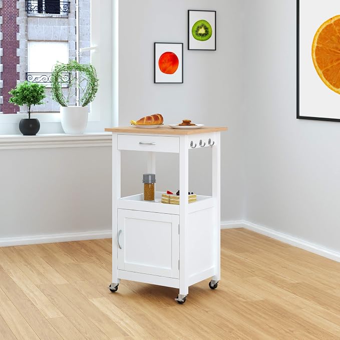 eHemco Kitchen Island Cart on Wheels - Image 2