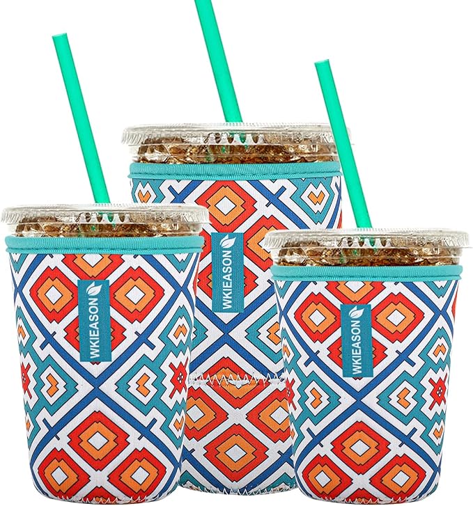 Reusable Iced Coffee Insulator Sleeve by WKIEASON