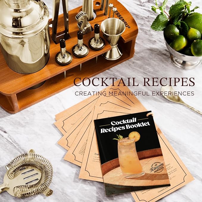 KITESSENSU Cocktail Shaker Set Bartender Kit - Image 6