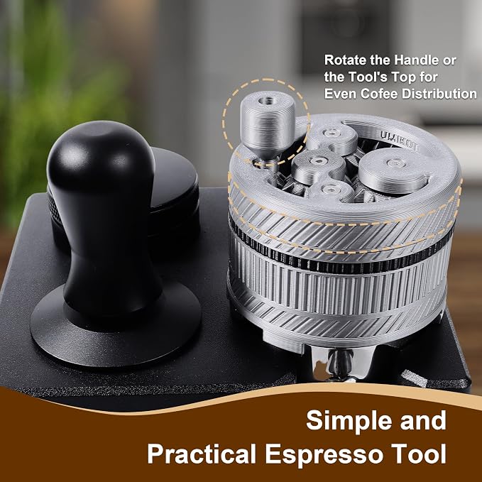 ShanSon WDT Espresso Tool with Brush Base Coffee Powder Distributor Needle WDT - Image 4