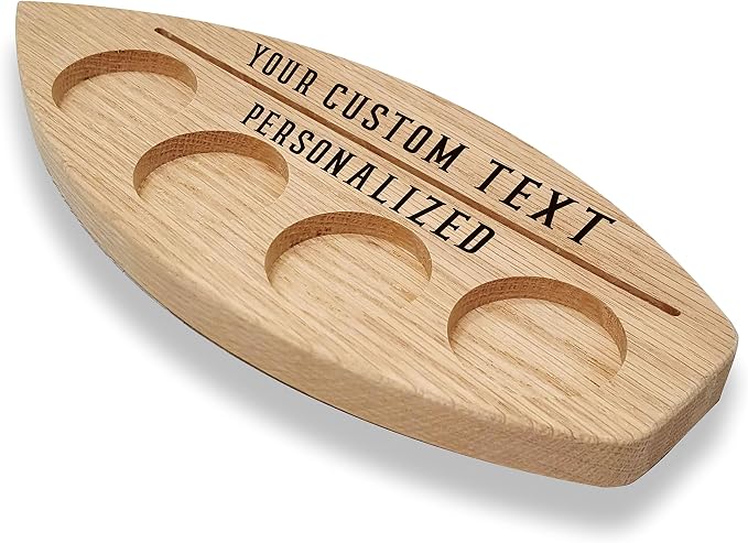 Customizable Beer Flight Sampler Paddle Board Surfboard Shape. by Oakville+shop
