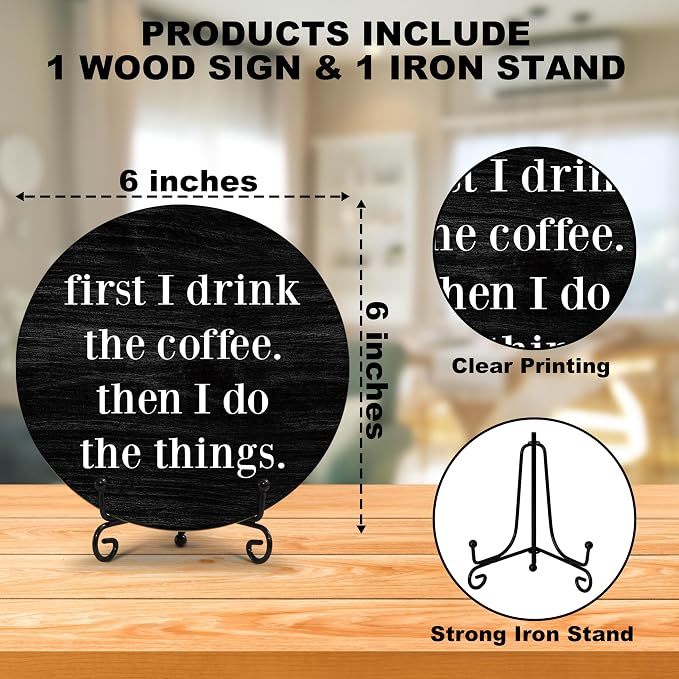a36 Coffee Bar Decor Sign, Accessories & Must-Haves - Image 2