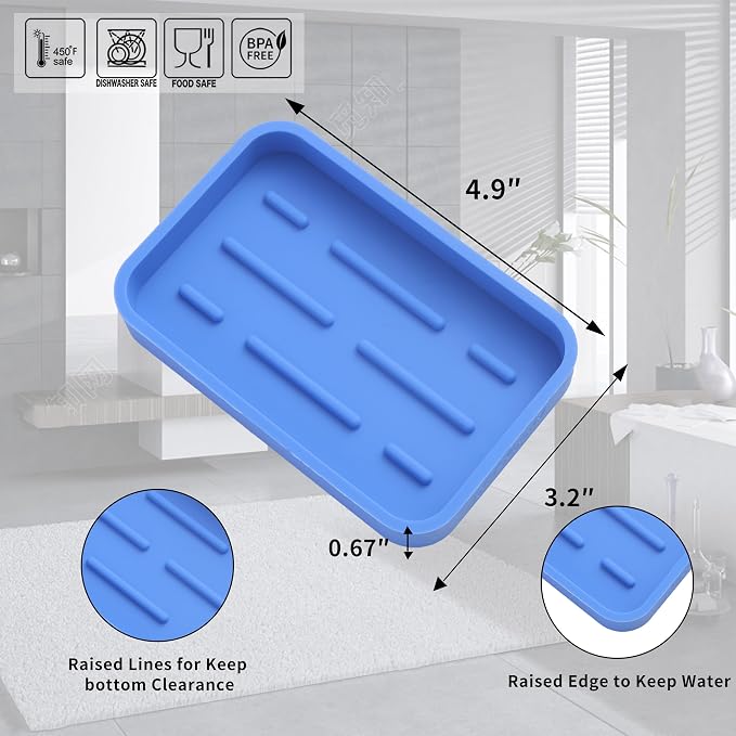 MicoYang Silicone Kitchen Sink Organizer Tray - Image 2