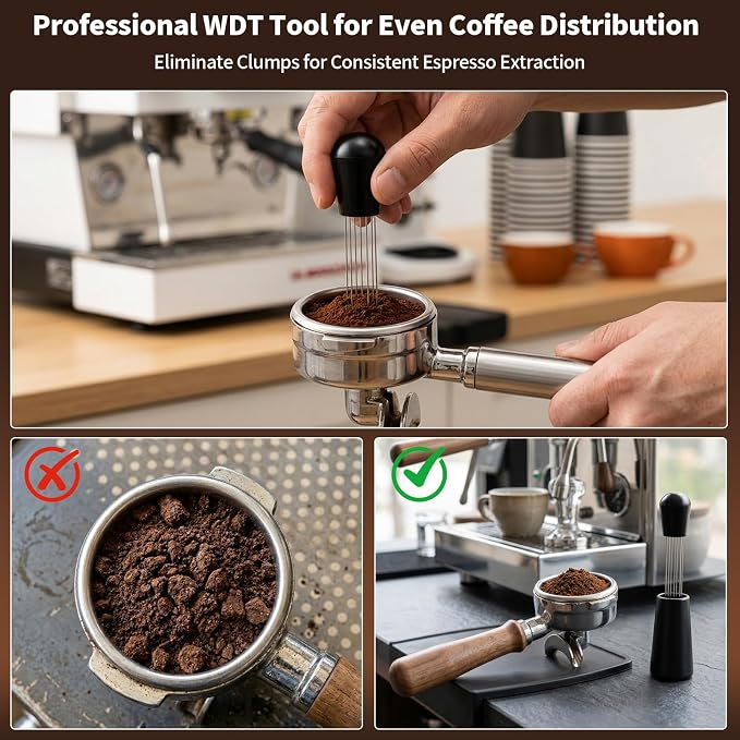 26 PCS Espresso Accessories Kit, Espresso Tamper Kit Coffee Tamper Set - Image 4