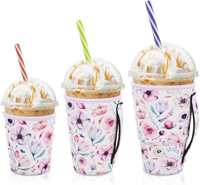 Iced Coffee Sleeve Insulator Sleeves by AJLTPA