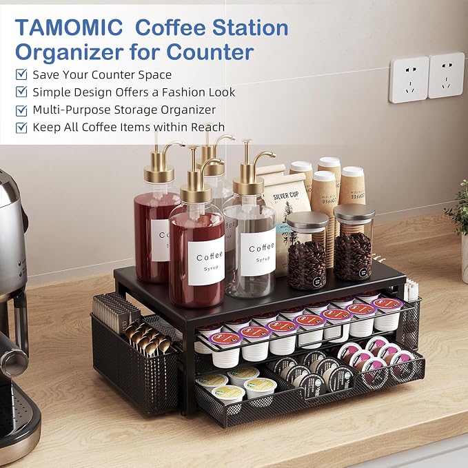 Metal Coffee Pod Holder for 80 Capsules - Image 4