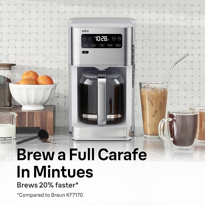Braun PureFlavor 14‑Cup Programmable Coffee Maker – Fast Brew Speed, Touch - Image 2