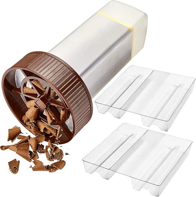 O'Creme - Chocolate Shaver - Rotary Hand Held Grater and Slicer Device to Make by OCreme