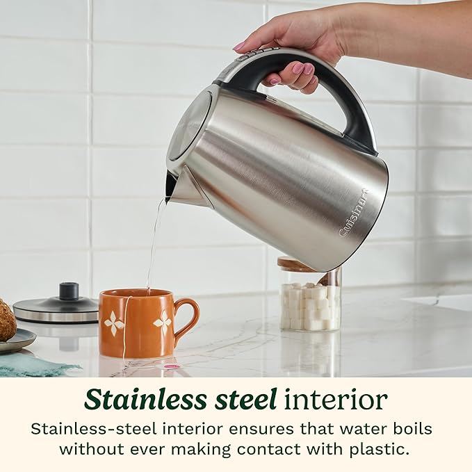 Cuisinart PerfecTemp 1.7-Liter Electric Kettle, Cordless Electric Tea Kettle - Image 3