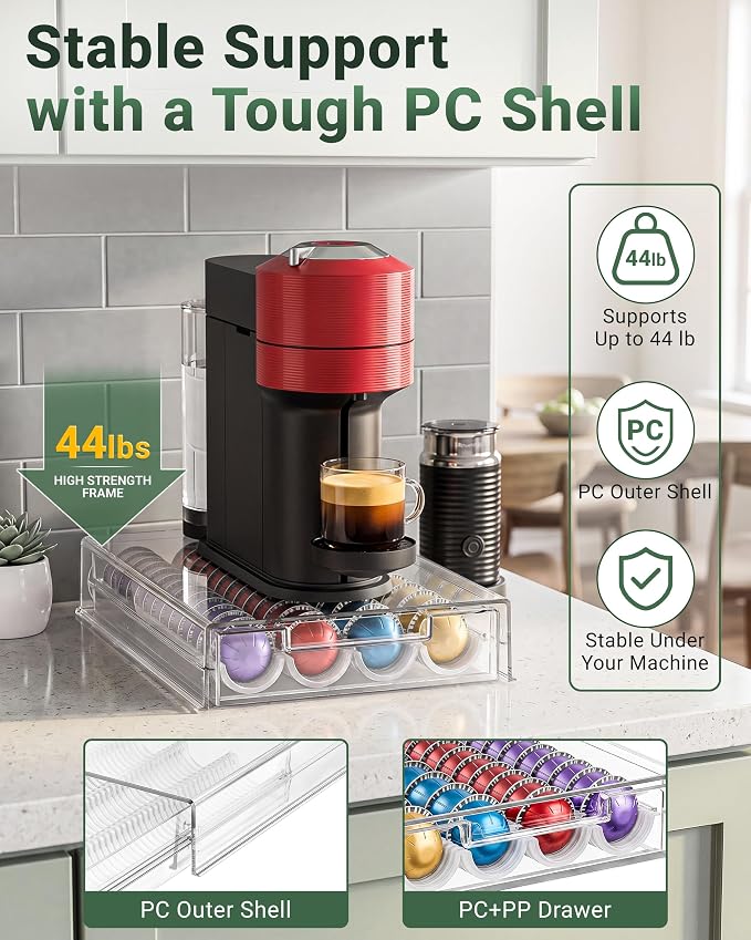 EVERIE Coffee Pod Holder Drawer Compatible - Image 5