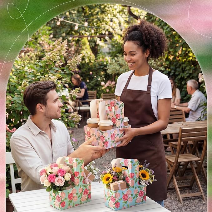 20 Pack Mother's Day 2 Cup Drink Carrier - Image 6