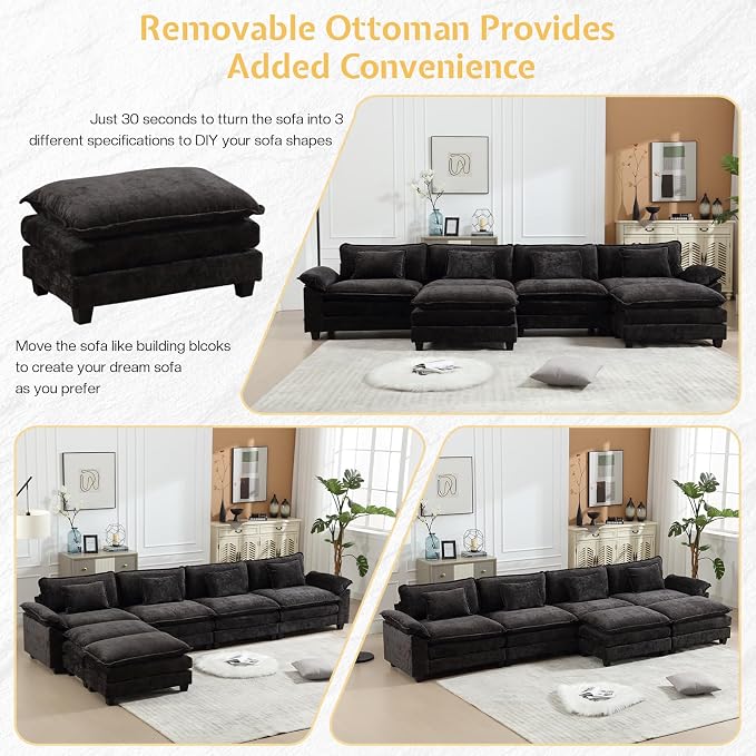 Modular Sectional Sofa, Cloud Couch - Image 4