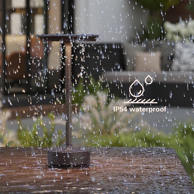 Cordless Table Lamp, USB Portable Rechargeable 5000mAh Outdoor LED Table Light - Image 4