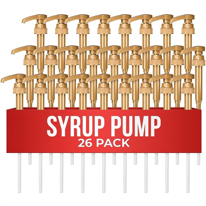 26 Pcs Coffee Syrup Pump Dispenser by ALPENKOK