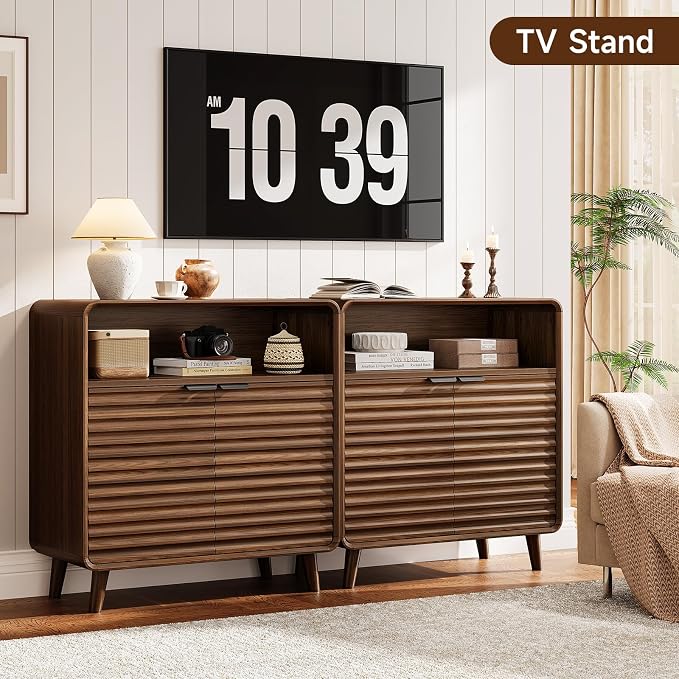 31.5" Sideboard Buffet Cabinet - Image 4