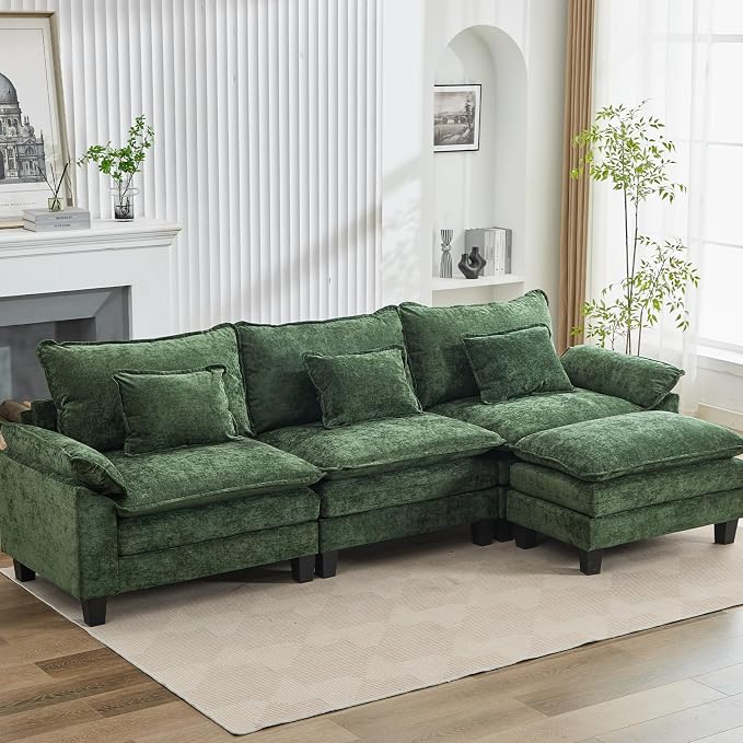 Sectional Sofa, Modular Cloud Couch by OQQOEE
