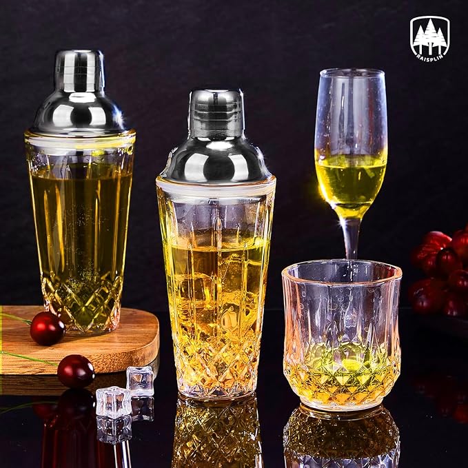 4-Piece Glass Cocktail Shaker Set - Image 6