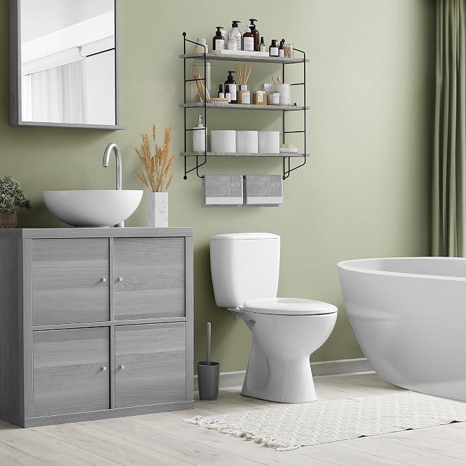 Sorbus 3-Tier Floating Bathroom Shelves - Image 2