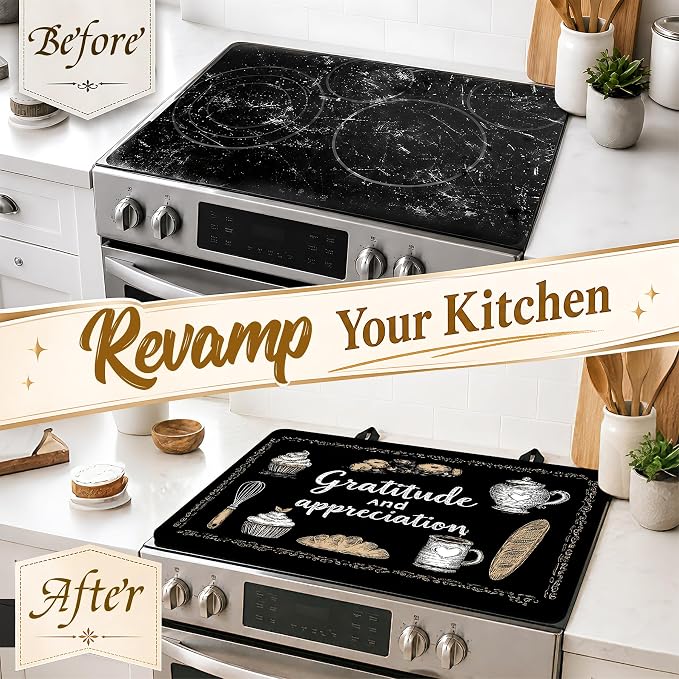 Multi-Design Stove Top Cover for Glass/Electric Stoves, 3-in-1 Counter - Image 4