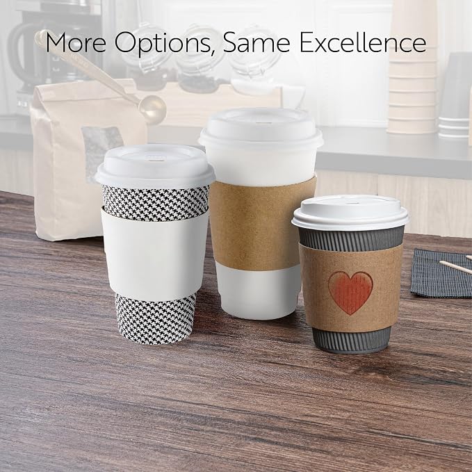 Restaurantware SLEEVES ONLY: Restpresso 5.1 x 2.8 Inch Coffee Cup Sleeves 50 - Image 5