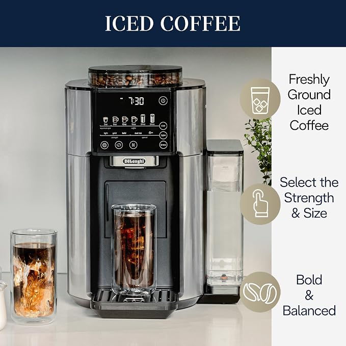 De'Longhi True Brew Drip Coffee Maker, Built in Grinder, Single Serve, 8 oz to - Image 8