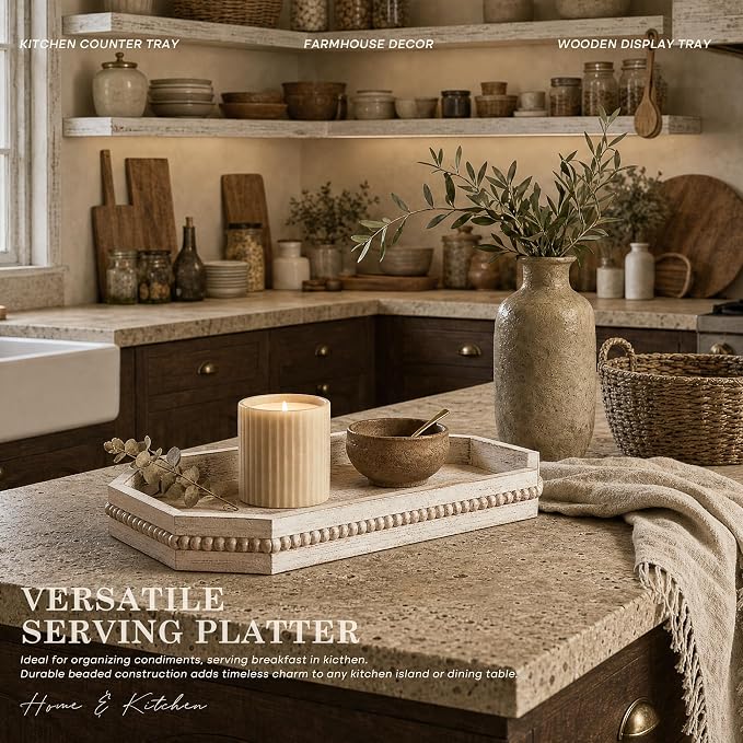 EOSAHR Rustic Decorative Tray - Image 3