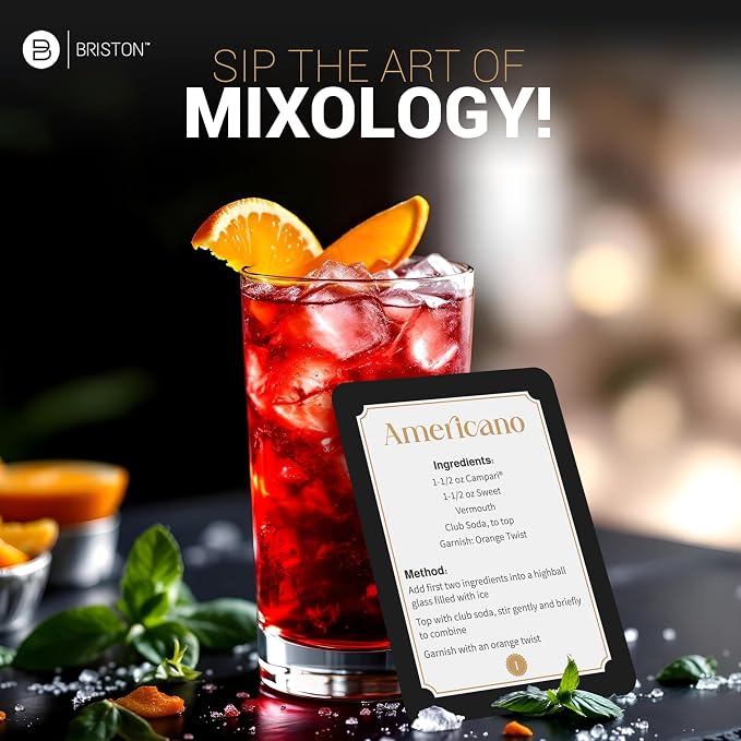 Cocktail Recipe Cards Set – 52 Bartender Drink Recipes - Image 6