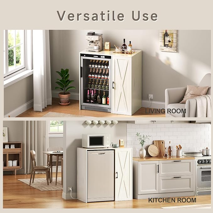 Herture Mini Fridge Cabinet - Image 4