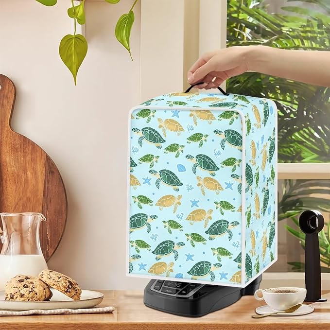 Cartoon Turtle Coffee Machine Cover - Image 4
