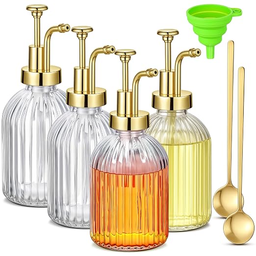 LemonRoad 4 Pcs Coffee Syrup Dispenser by Unknown