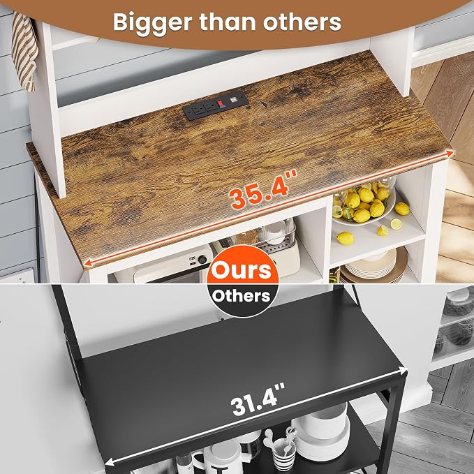 Itaar 35.4 inch Bakers Rack - Image 5