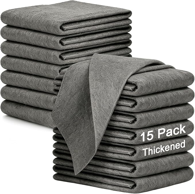 15 Pack Thickened Magic Cleaning Cloth, Microfiber Magic Cloths by Myrtilithir
