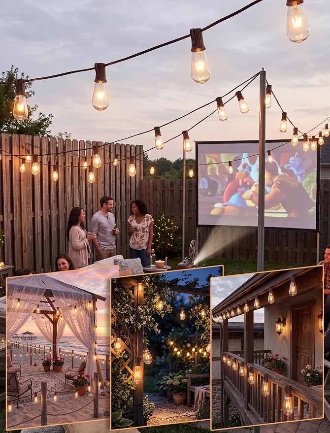 20Ft Outdoor Patio String Lights - Image 4
